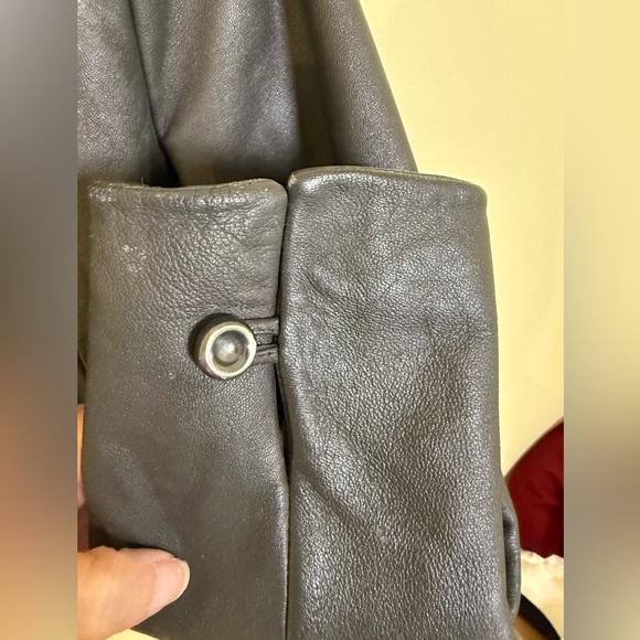 Kasper Leather Blazer *GOOD USED CONDITION* - Picture 10 of 16